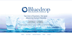 Desktop Screenshot of bluedrop.com