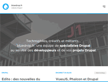 Tablet Screenshot of bluedrop.fr